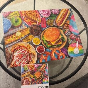 Colorful Food-Themed Jigsaw Puzzle
